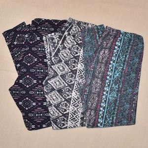 Bundle of 3 leggings